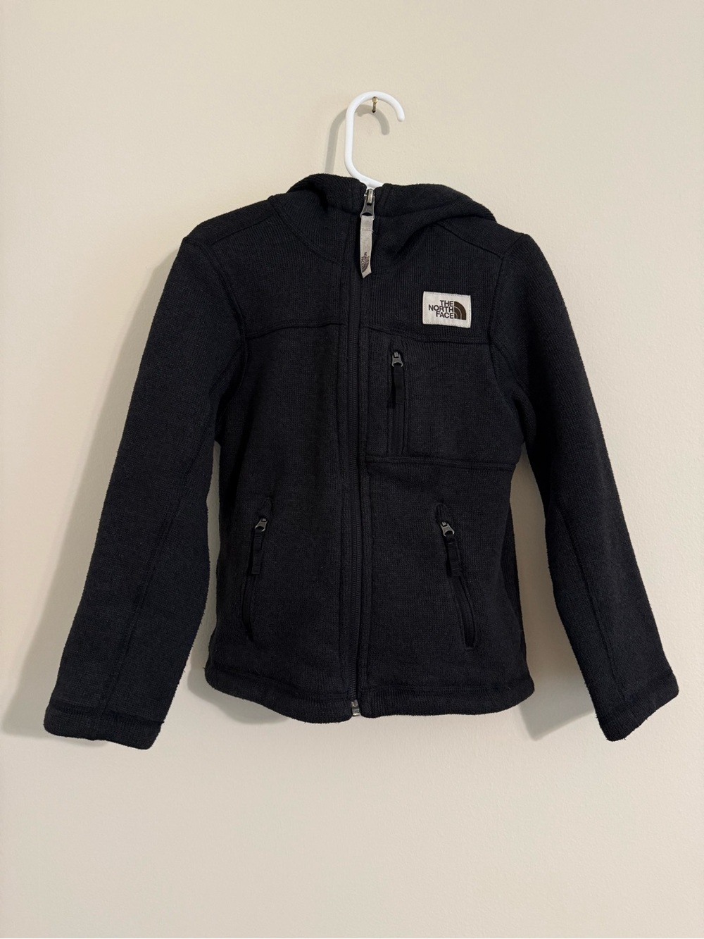 The North Face Black Fleece Zip Hoodie Boy Gordon Lyons Sweaters XXS 5